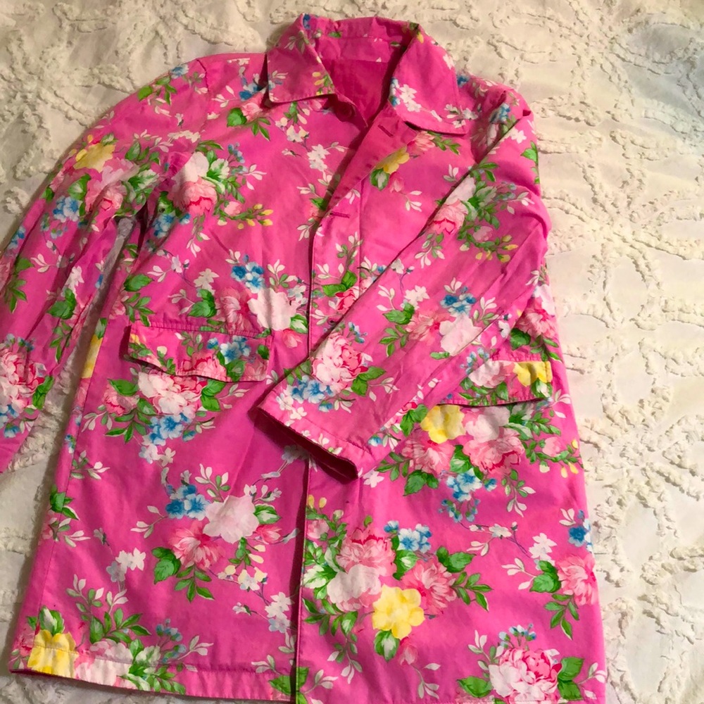 Reversible floral Anne Klein Women’s raincoat MEDIUM